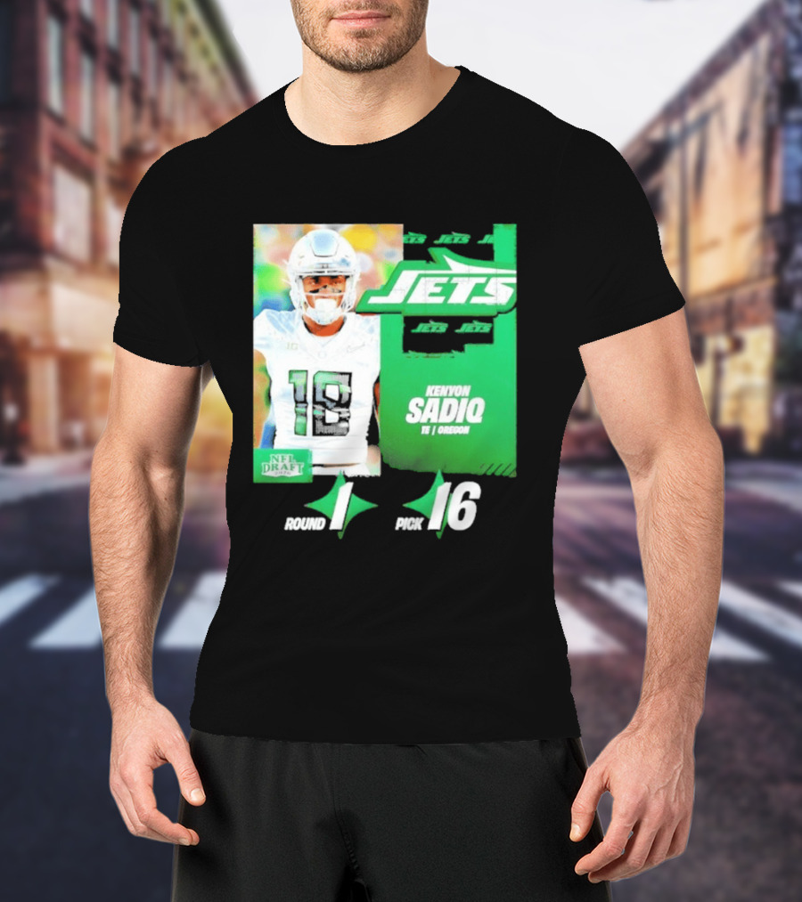 New York Jets Draft Kenyon Sadiq Pick 16 Round 1 2026 NFL Draft T-Shirt