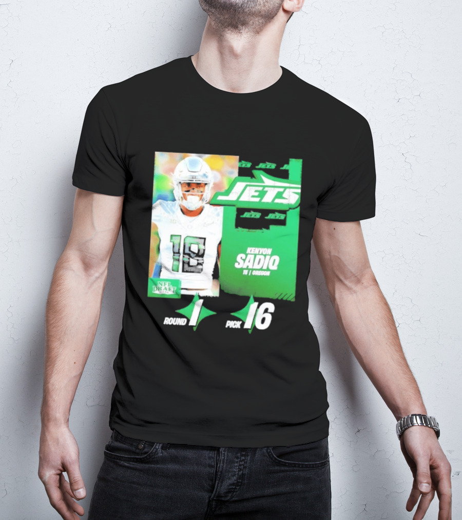 New York Jets Draft Kenyon Sadiq Pick 16 Round 1 2026 NFL Draft T-Shirt