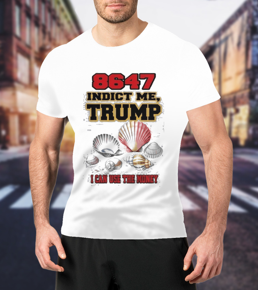 8647 Indict Me Trump I Can Use The Money Shells T-Shirt