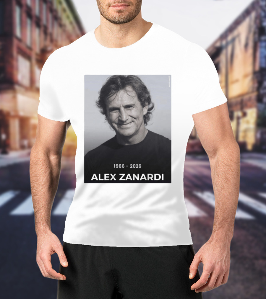 1966 2026 Alex Zanardi Con Profondo Dolore La Famiglia Comunica La Scomparsa Di Alessandro Zanardi T-Shirt