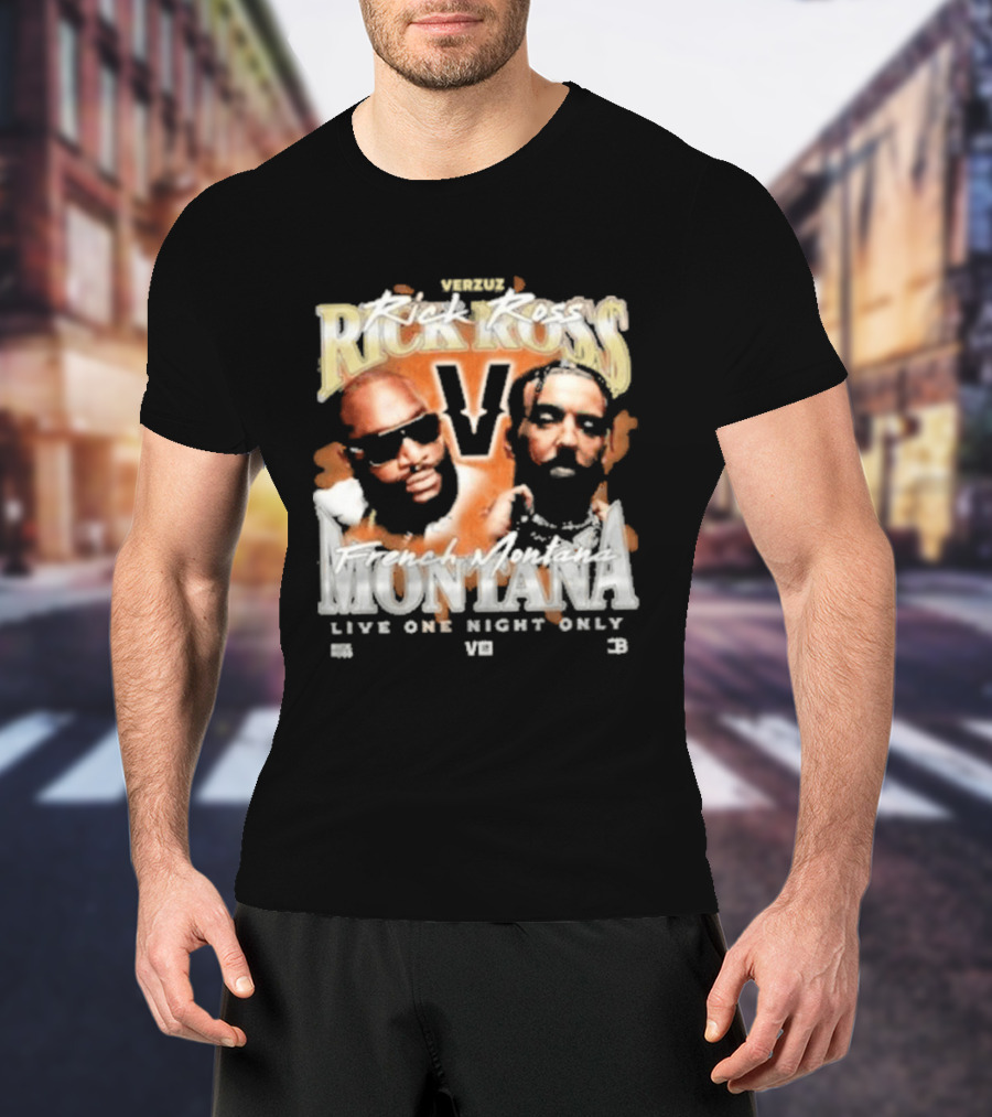 Rick Ross X French Montana Live One Night Only Verzuz Event Vibes T-Shirt