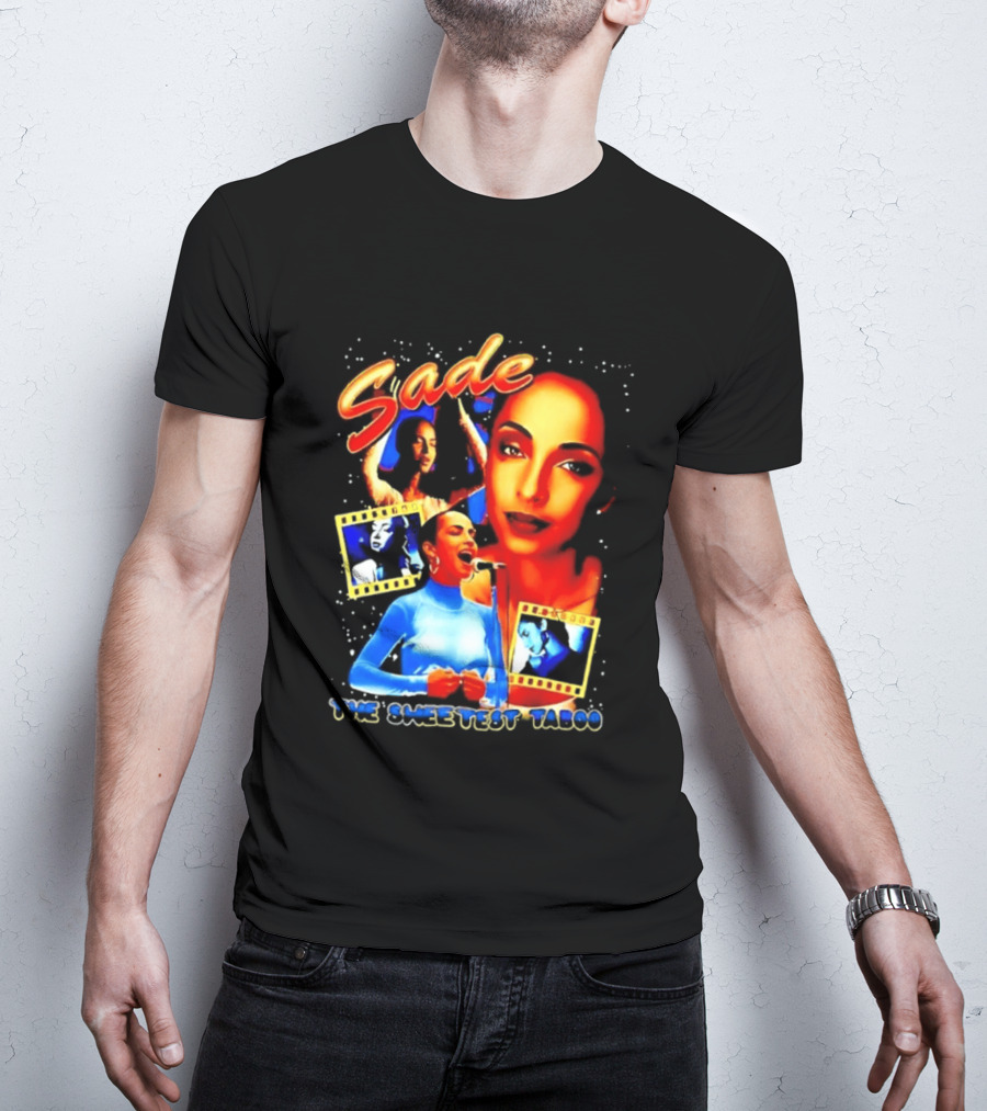 Sade The Sweetest Taboo Music Icon Montage T-Shirt