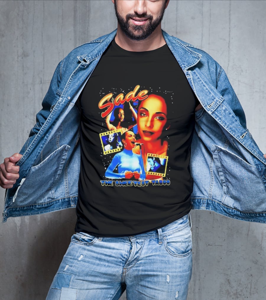 Sade The Sweetest Taboo Music Icon Montage T-Shirt