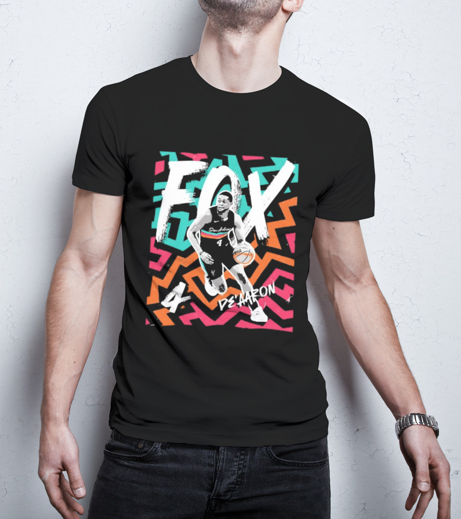 San Antonio Spurs Keldon Johnson Fox 4 De'aaron 2026 T-Shirt