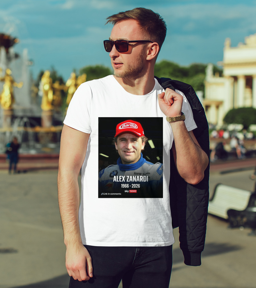 Die Sportwelt Trauert Um Ein Ganz Großes Vorbild Ruhe In Frieden Alex Zanardi 1966 2026 BMW Team Racing Sky News Barilla T-Shirt