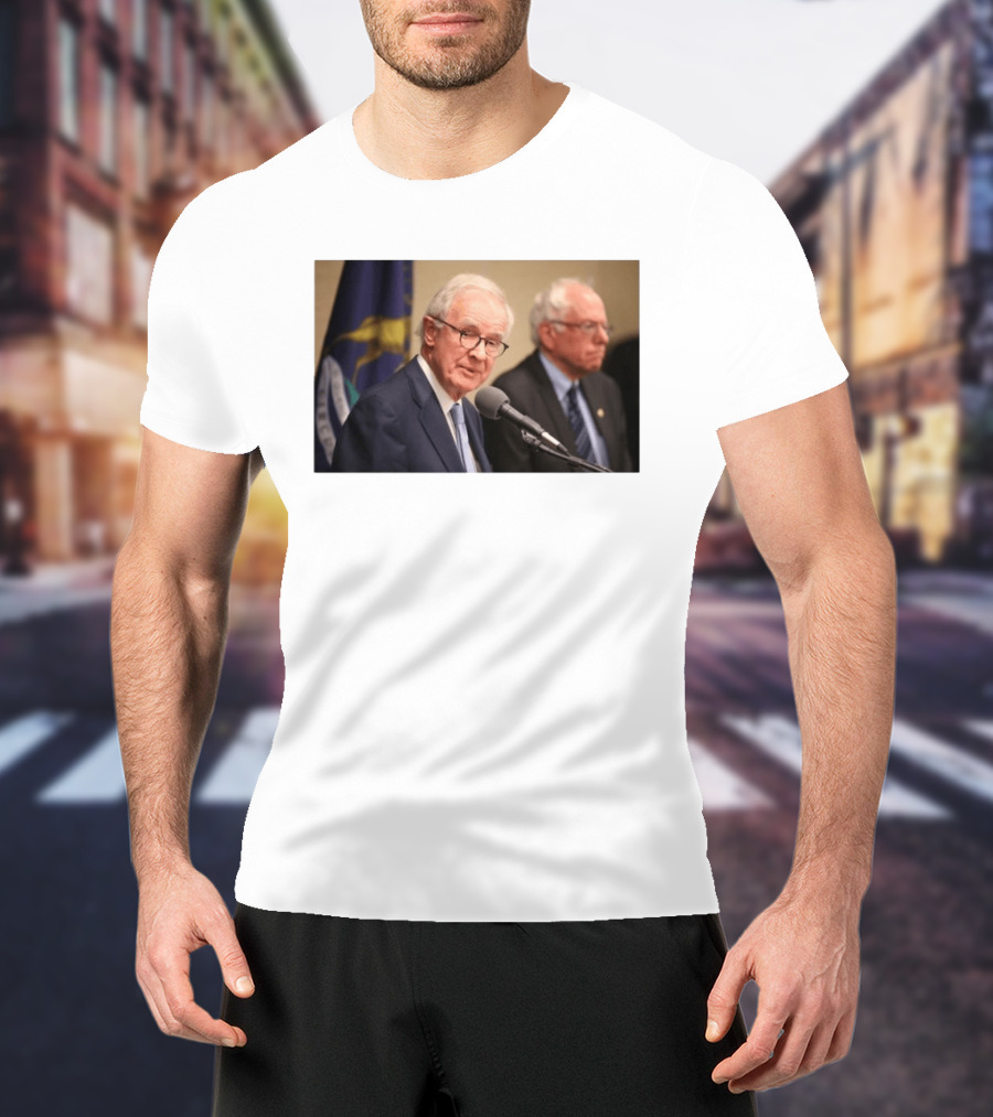 Donald W. Riegle Michigan Political Legacy Speaker Event With Bernie Sanders T-Shirt