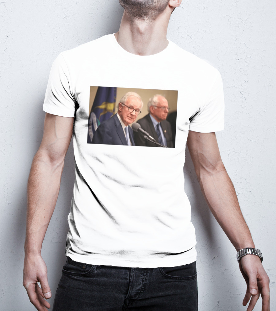 Donald W. Riegle Michigan Political Legacy Speaker Event With Bernie Sanders T-Shirt