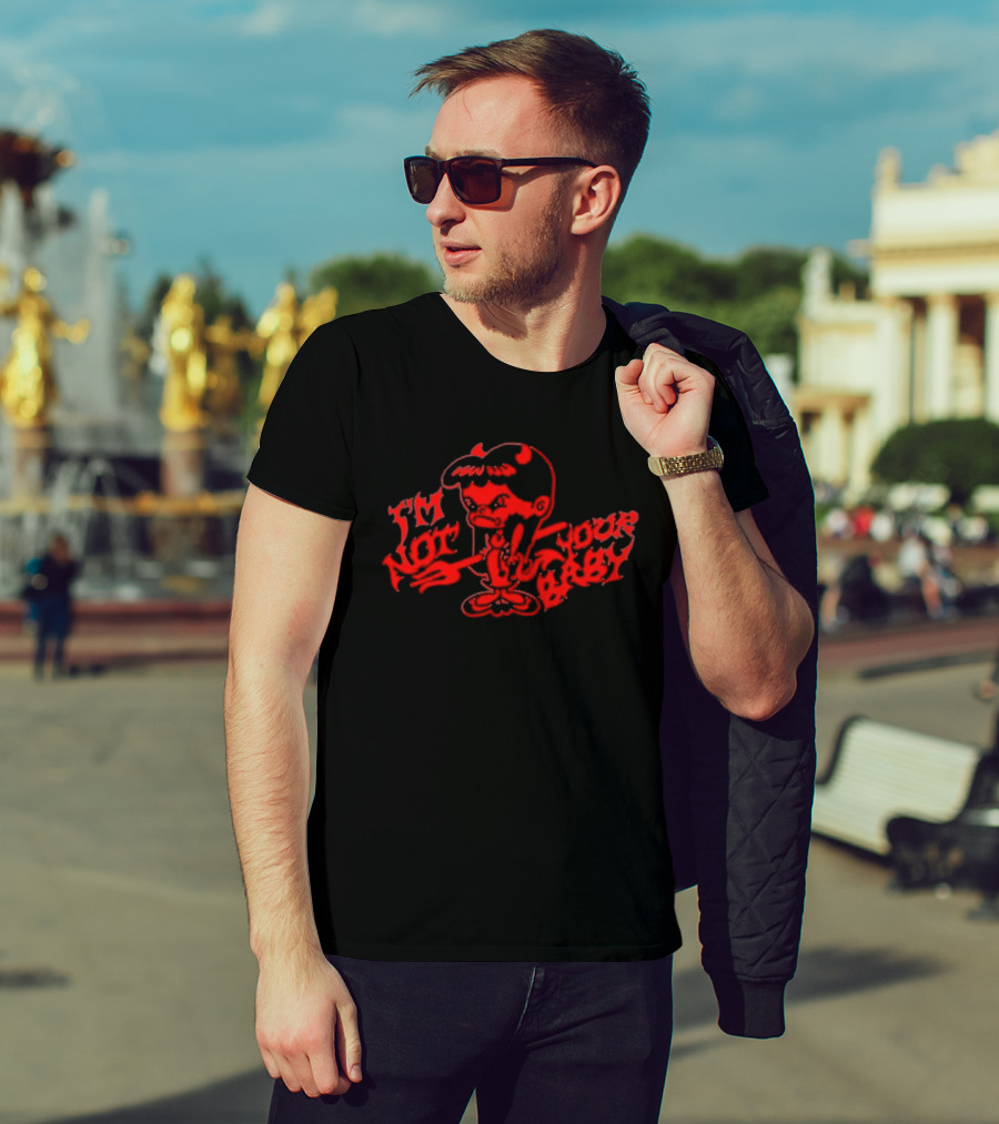 Super Yaki I'm Not Your Baby Red T-Shirt