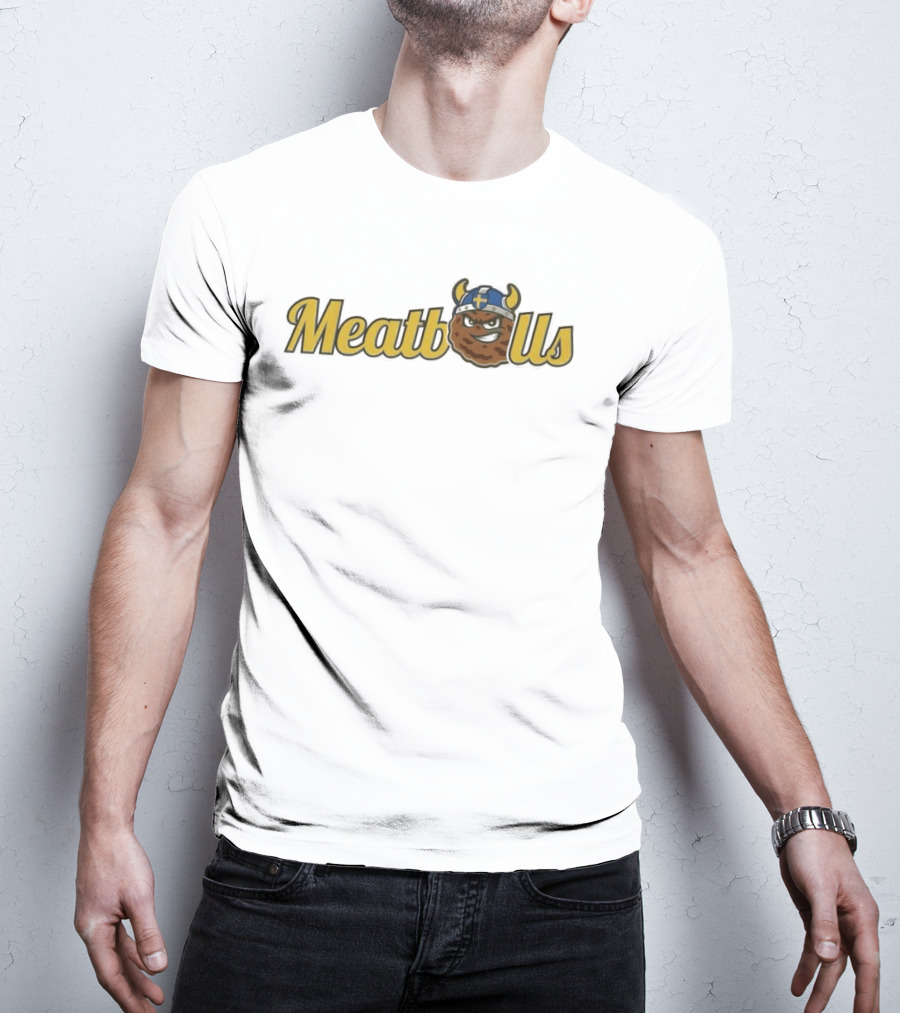 KC Cougars Swedish Meatballs Viking Helmet T-Shirt