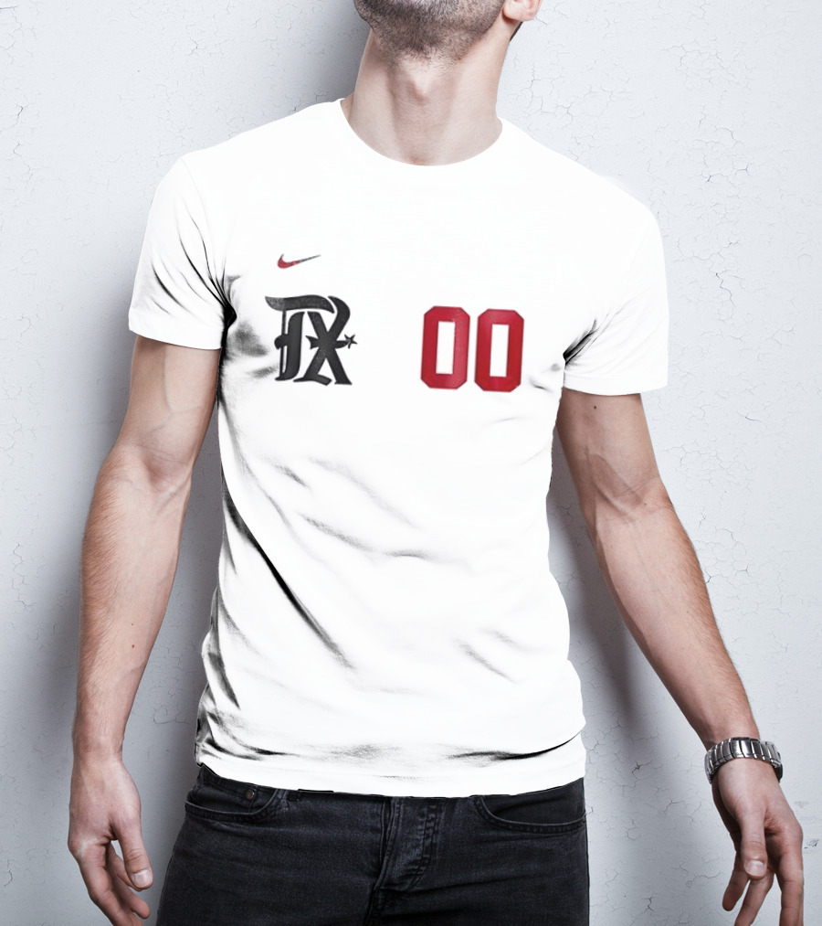 Texas Rangers TX Nike Peagle Power 00 T-Shirt