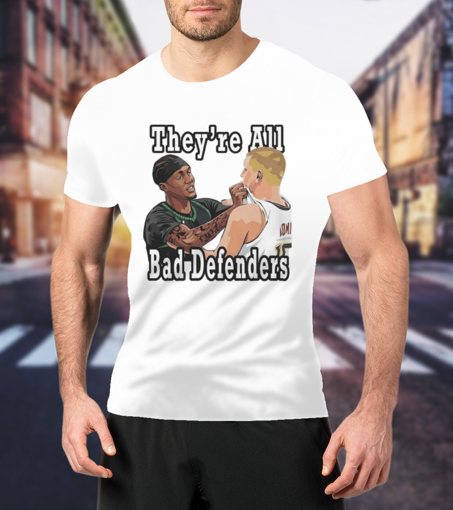 They're All Bad Defenders Minnesota Basketball Player Confrontation T-Shirt