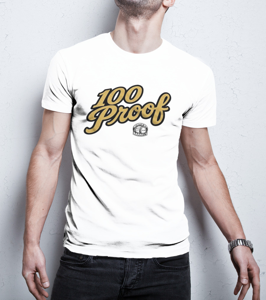 100 Proof Kentucky Barrels Football T-Shirt