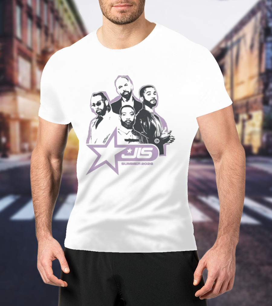 JLS Star Summer 2026 Reunion Tour Group T-Shirt