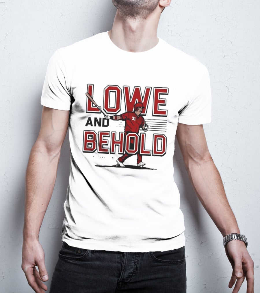 Lowe And Behold Baseball Nathaniel Lowe Player T-Shirt