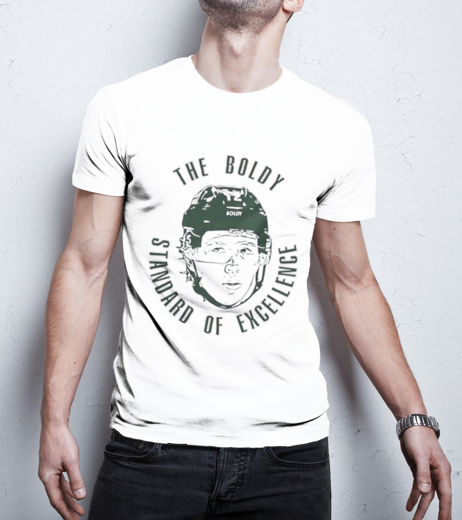 Matt Boldy The Boldy Standard Of Excellence Ice Hockey T-Shirt
