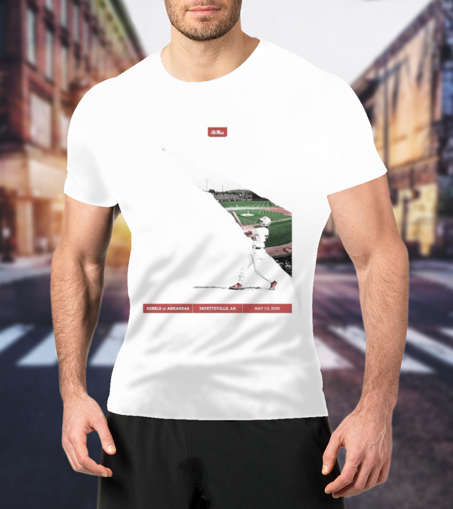 Ole Miss Baseball Swayze Field May 1 3 2026 Fayetteville AR Perfect Timing T-Shirt