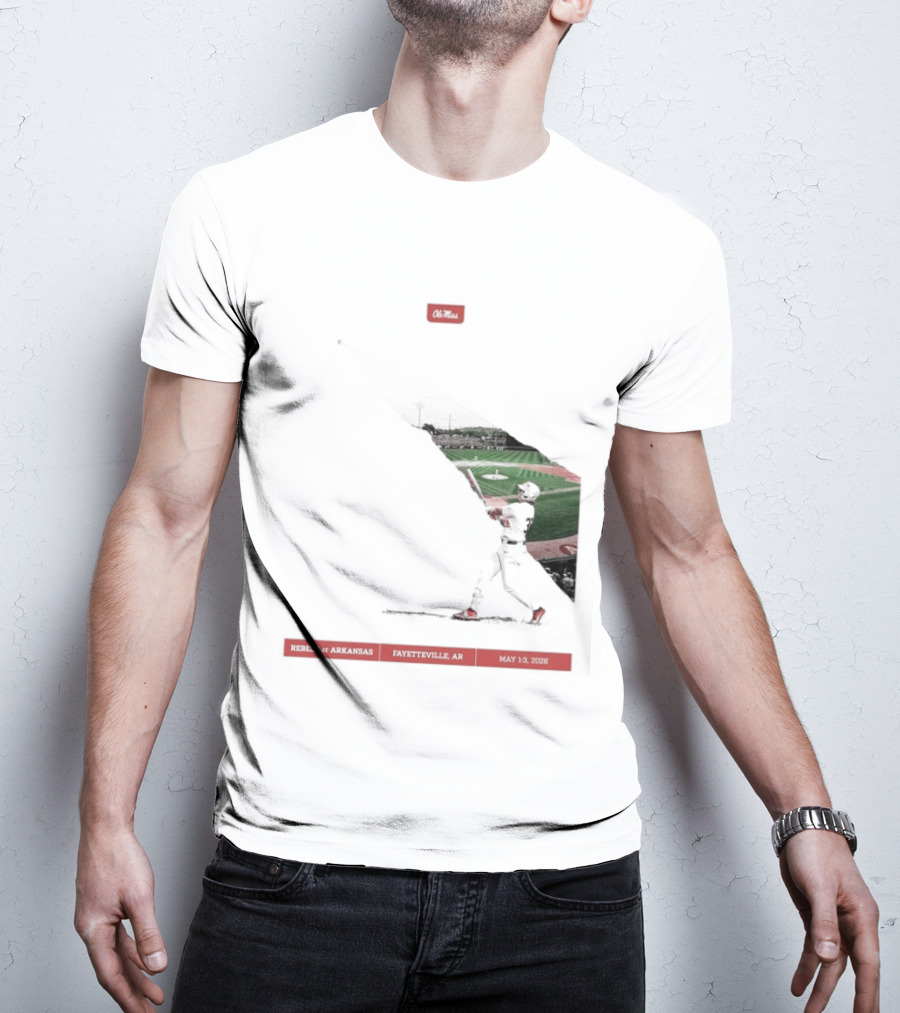 Ole Miss Baseball Swayze Field May 1 3 2026 Fayetteville AR Perfect Timing T-Shirt
