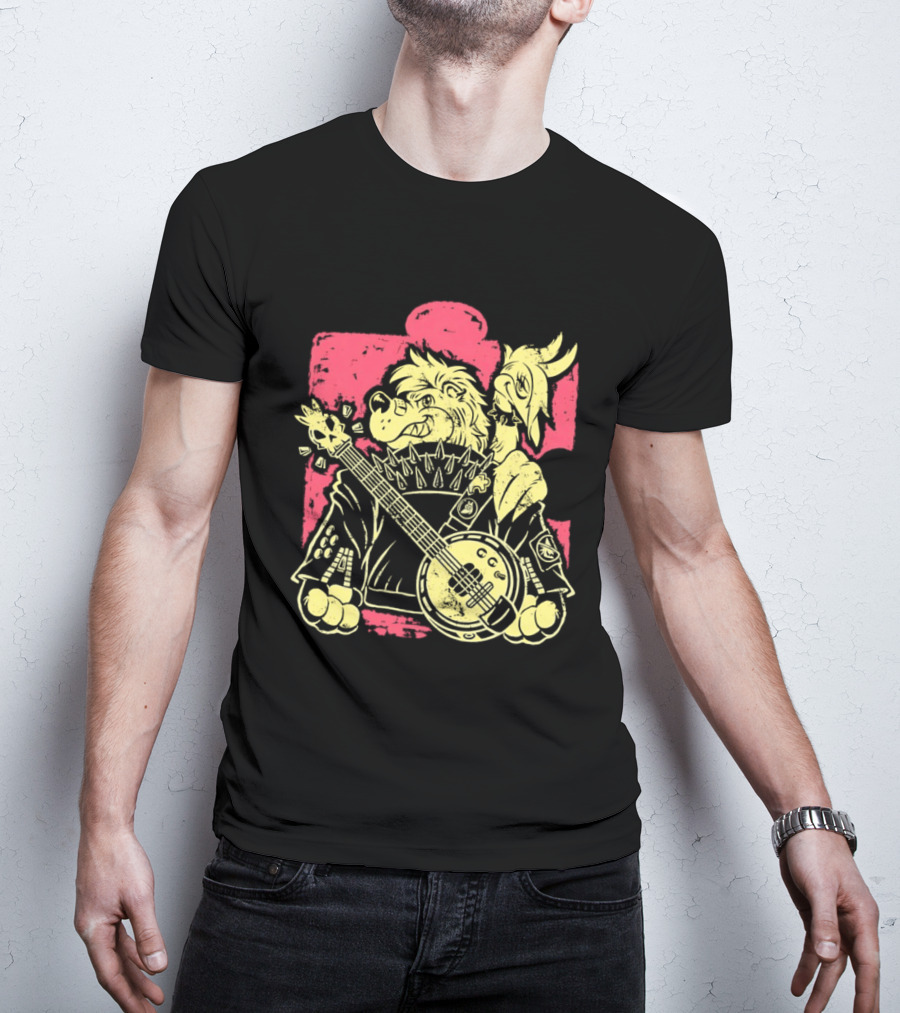 Banjo Kazooie Bluegrass Punk Energy Banjo Bear And Bird T-Shirt