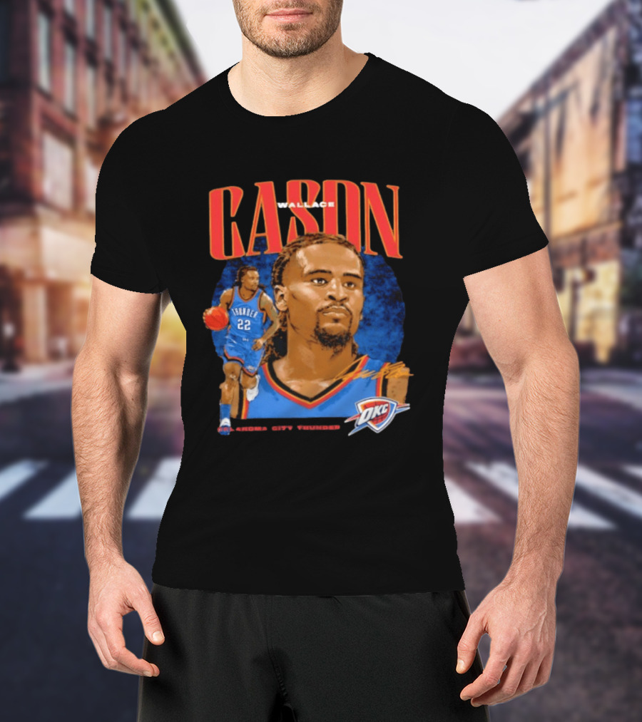 Cason Wallace Oklahoma City Thunder OKC Basketball Player 22 T-Shirt