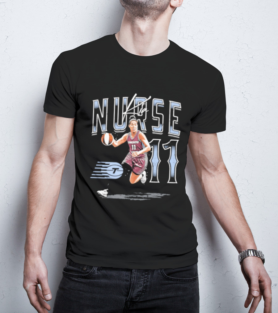 Nurse 11 Kia Toronto Tempo Player Pose T-Shirt