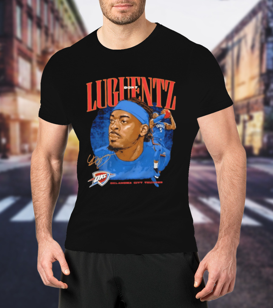 Luguentz Dort Oklahoma City Thunder Basketball OKC Star Player T-Shirt