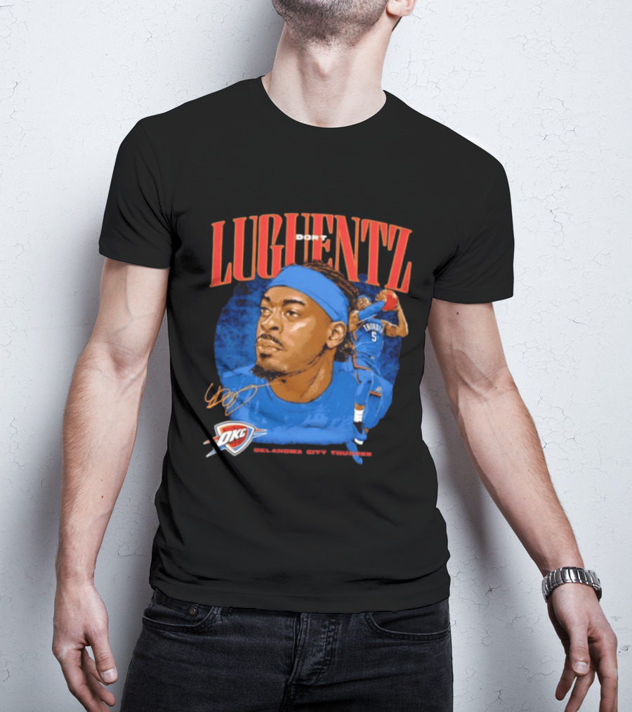 Luguentz Dort Oklahoma City Thunder Basketball OKC Star Player T-Shirt