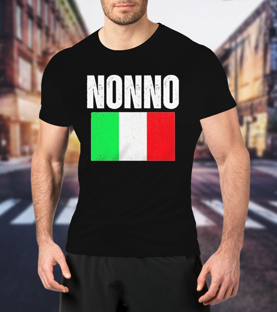 Nonno Italian Flag Patriotic Italy Heritage T-Shirt