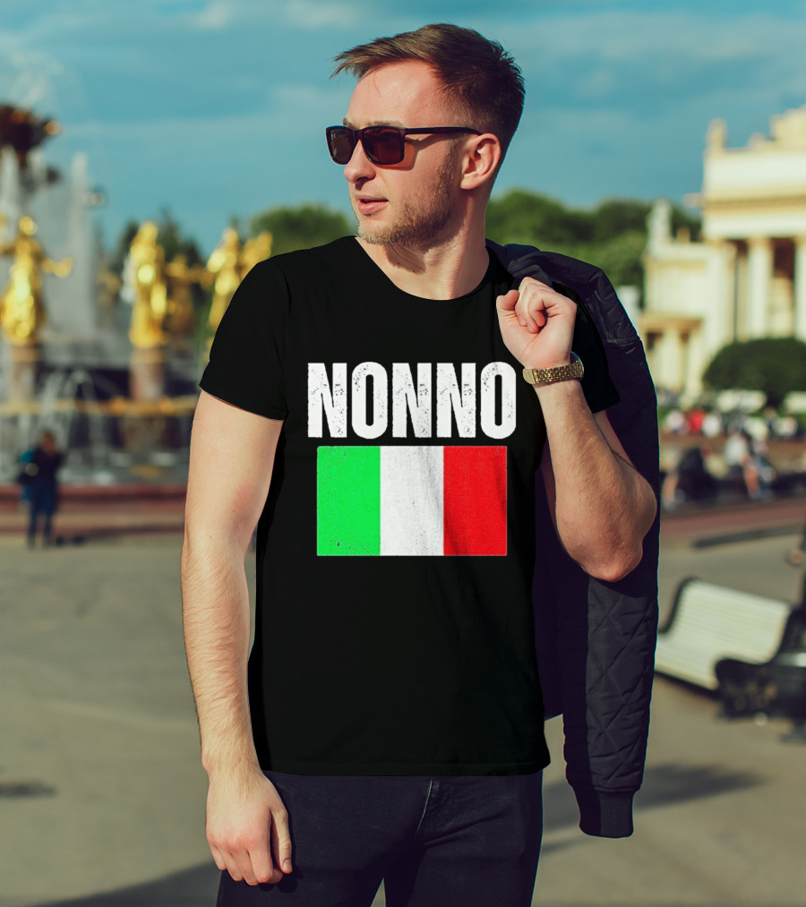 Nonno Italian Flag Patriotic Italy Heritage T-Shirt