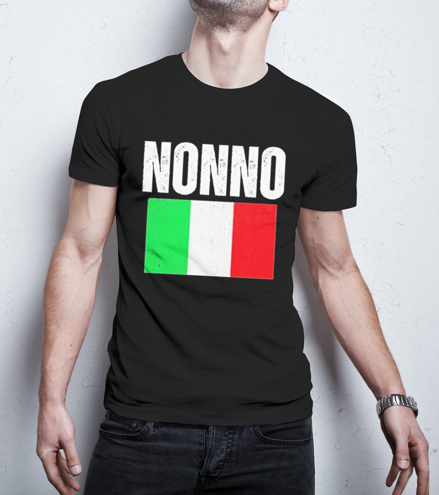 Nonno Italian Flag Patriotic Italy Heritage T-Shirt