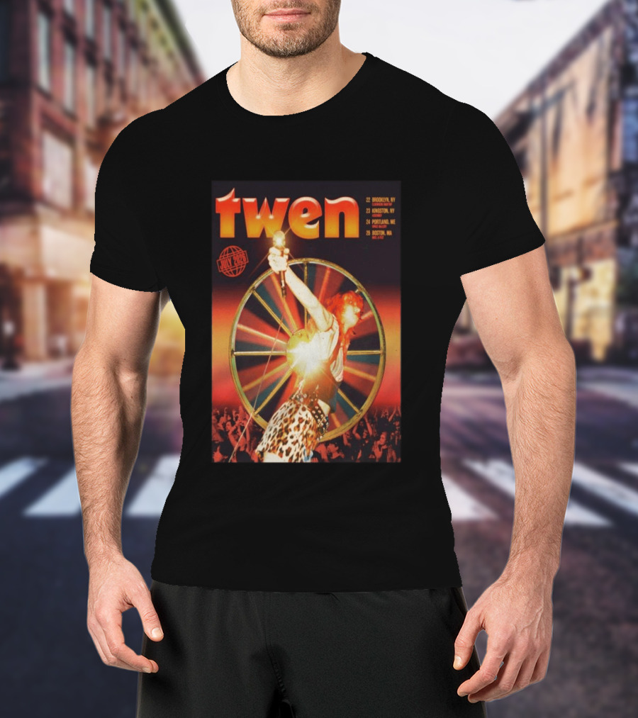 Twen Summer Heat Tour July 2026 Brooklyn Kingston Portland Boston T-Shirt