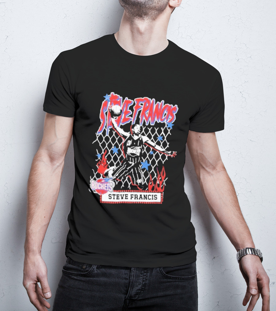 Steve Francis Rockets Mitchell & Ness NBA Street Player Houston T-Shirt