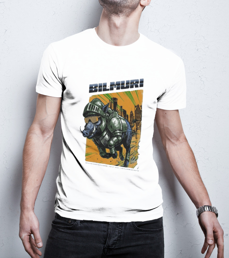 Bilmuri Armored Boar Detroit Skyline The Fillmore May 3 2026 T-Shirt