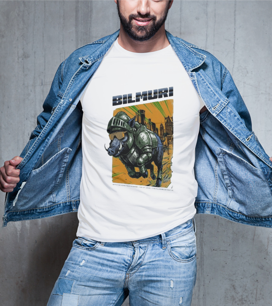 Bilmuri Armored Boar Detroit Skyline The Fillmore May 3 2026 T-Shirt