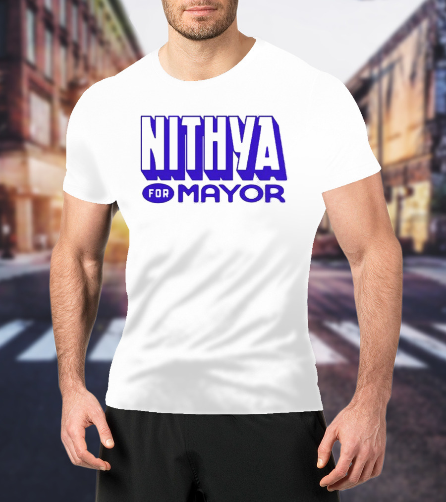 Nithya For Mayor 2026 Election Campaign T-Shirt