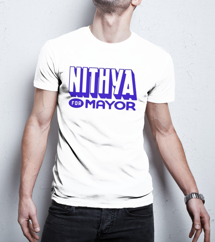 Nithya For Mayor 2026 Election Campaign T-Shirt