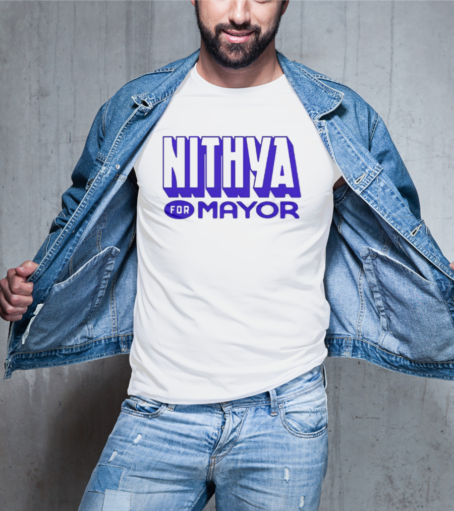 Nithya For Mayor 2026 Election Campaign T-Shirt