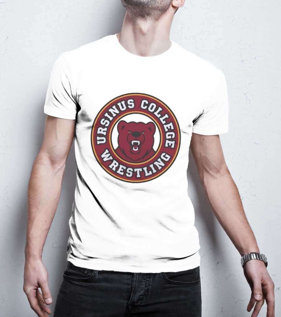 Ursinus College Bear Head Wrestling T-Shirt