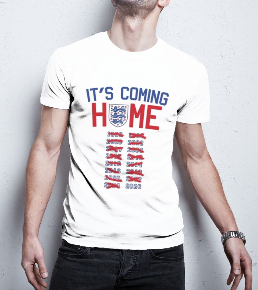It's Coming Home England Football Anthem 2026 T-Shirt