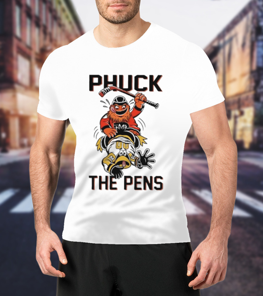 Phuck The Pens Philadelphia Flyers Rivalry Hockey T-Shirt