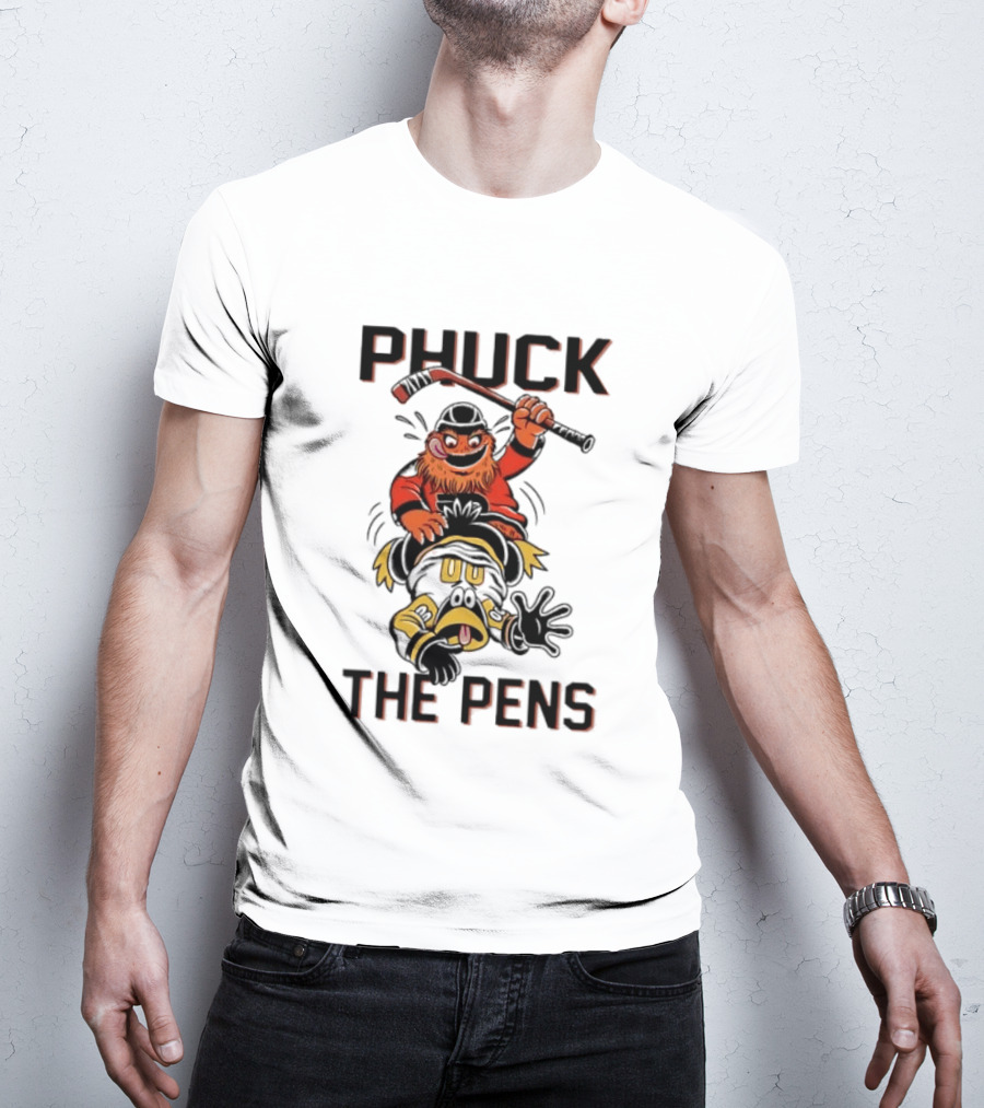 Phuck The Pens Philadelphia Flyers Rivalry Hockey T-Shirt