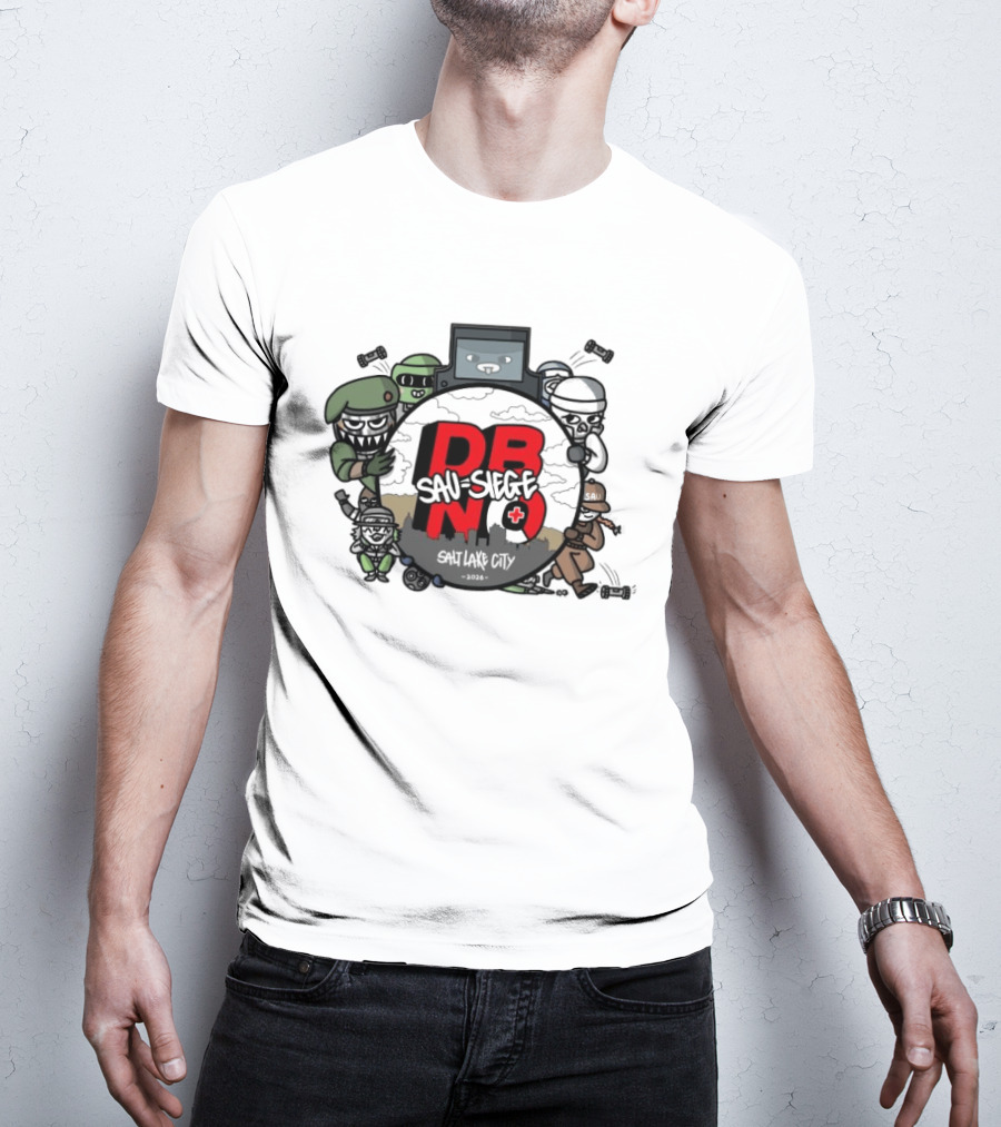 Rainbow Six Siege DBNO Salt Lake City 2026 Gaming Event Characters T-Shirt