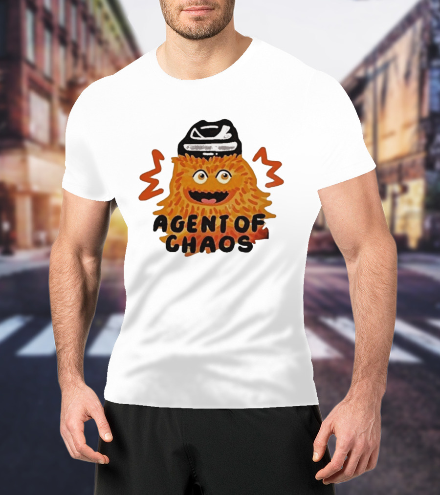 Gritty Agent Of Chaos Philadelphia Flyers T-Shirt