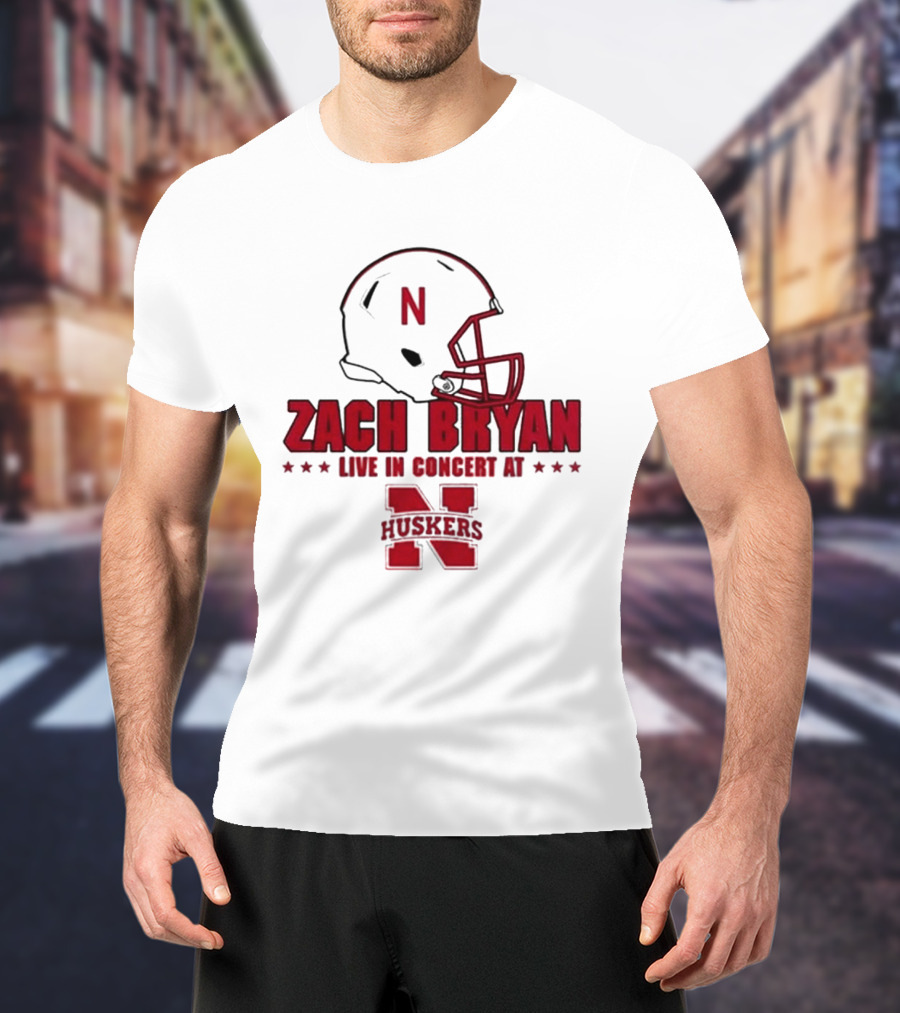 Zach Bryan Live In Concert At Nebraska Huskers 2026 T-Shirt