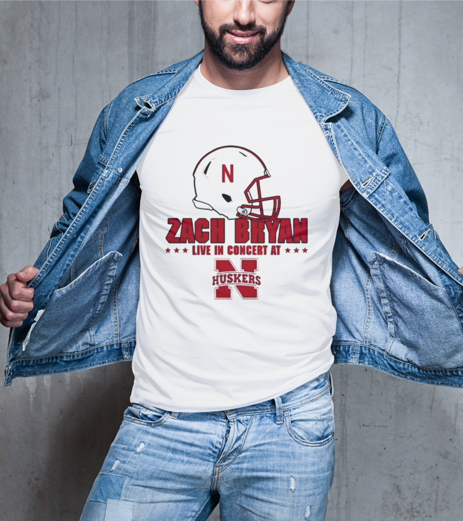 Zach Bryan Live In Concert At Nebraska Huskers 2026 T-Shirt