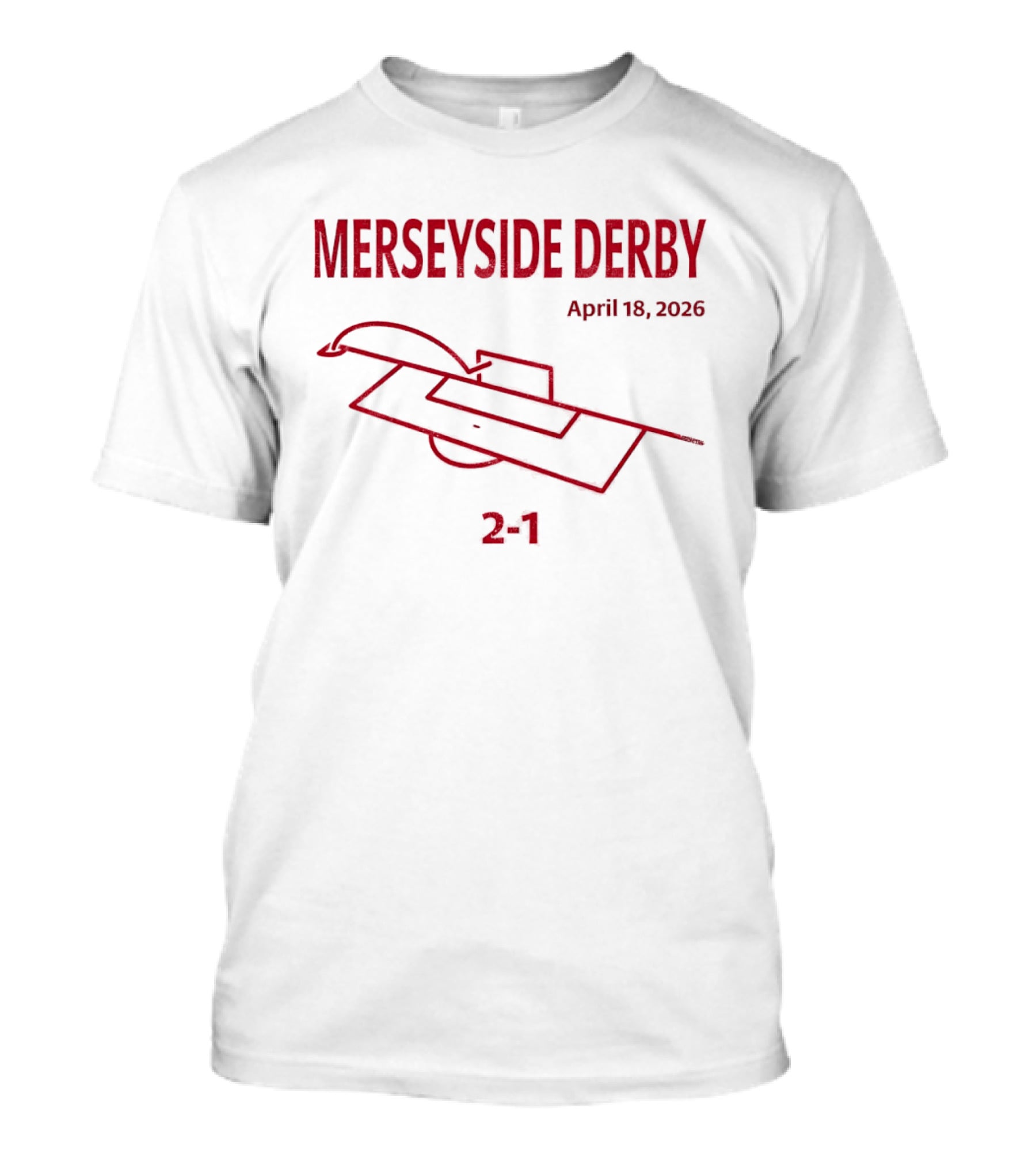 Merseyside Derby April 18 2026 2 1 T-Shirt