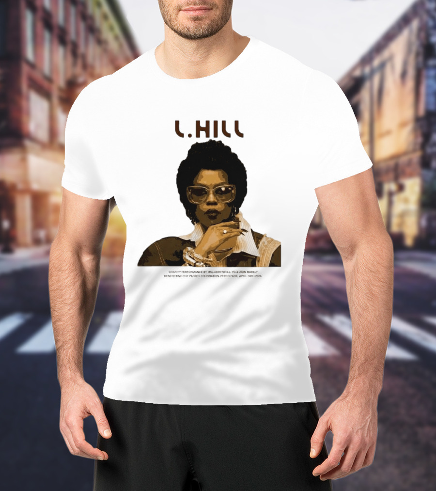 Ms Lauryn Concert Hill MLH Charity Dinner On The Diamond T-Shirt