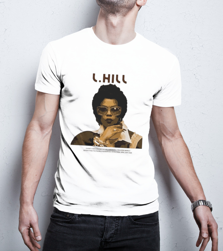 Ms Lauryn Concert Hill MLH Charity Dinner On The Diamond T-Shirt