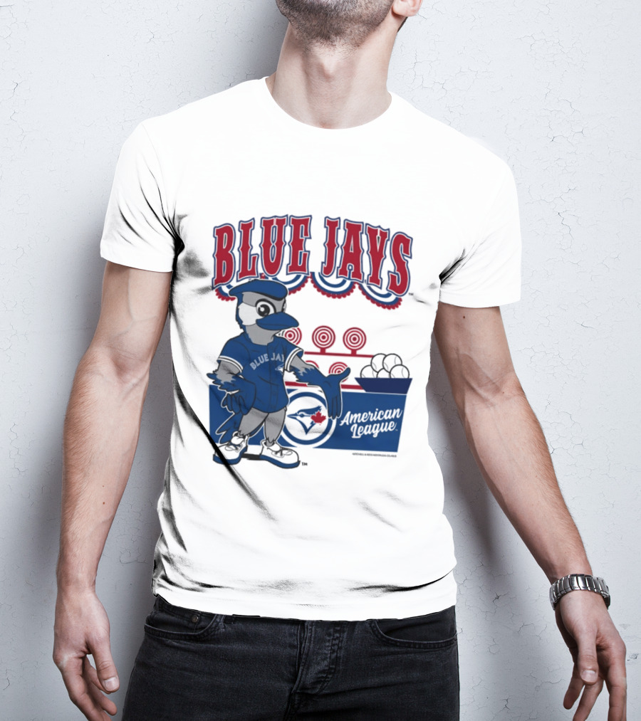 Toronto Blue Jays Mitchell Ness Step Back Up Cream American League T-Shirt