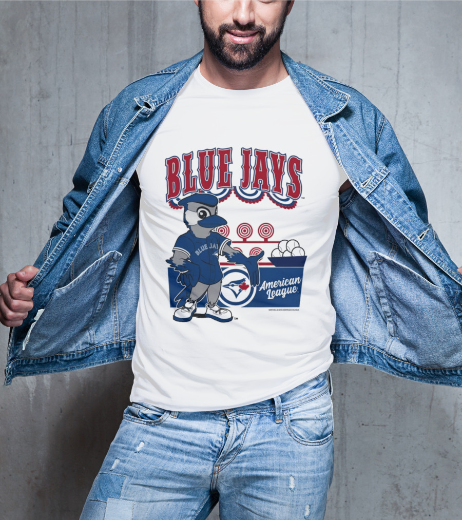Toronto Blue Jays Mitchell Ness Step Back Up Cream American League T-Shirt