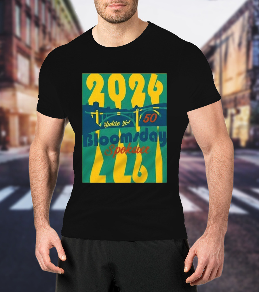 2026 Spokane Bloomsday 50th Race Hometown Pride Celebration T-Shirt